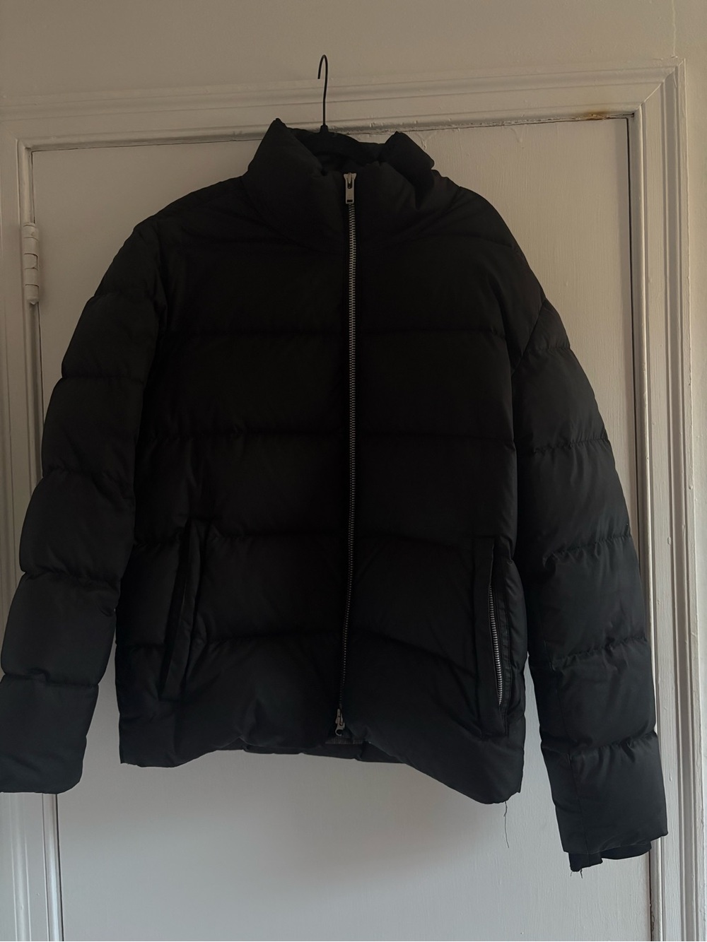 Moose Knuckles Men's Black Quilted Puffer Jacket
